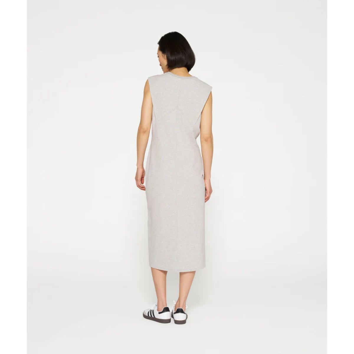 Easy-Sleeveless-Dress-1 easy sleeveless dress light grey melee – Bild 2