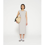 easy sleeveless dress light grey melee