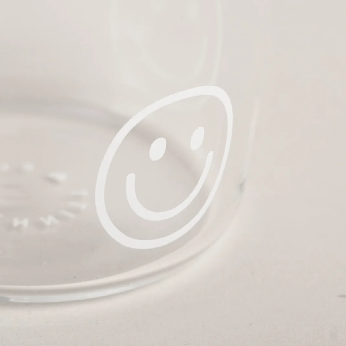 Glas Smileys weiß – Bild 3