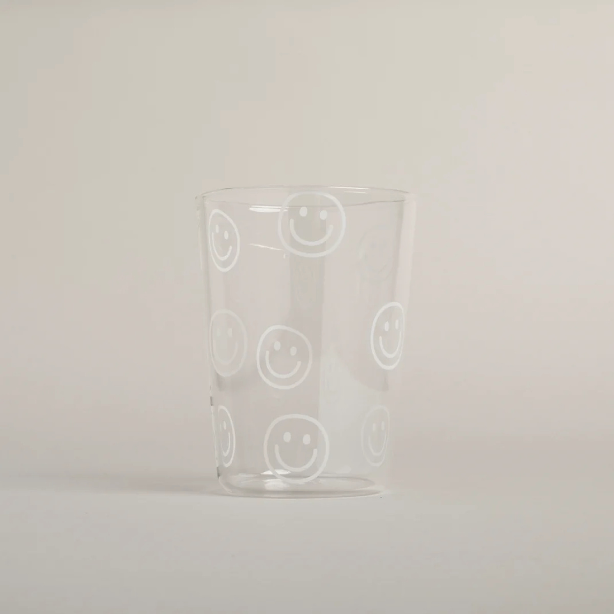 Glas Smileys weiß – Bild 1