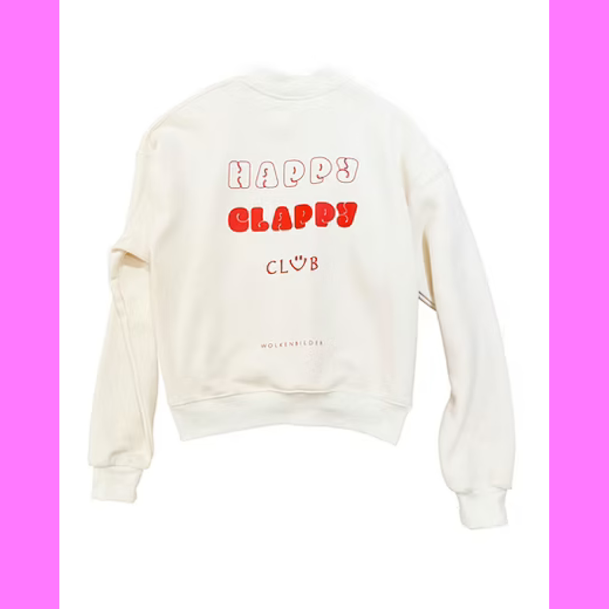 Sweater "HAPPY CLAPPY CLUB" – Bild 5