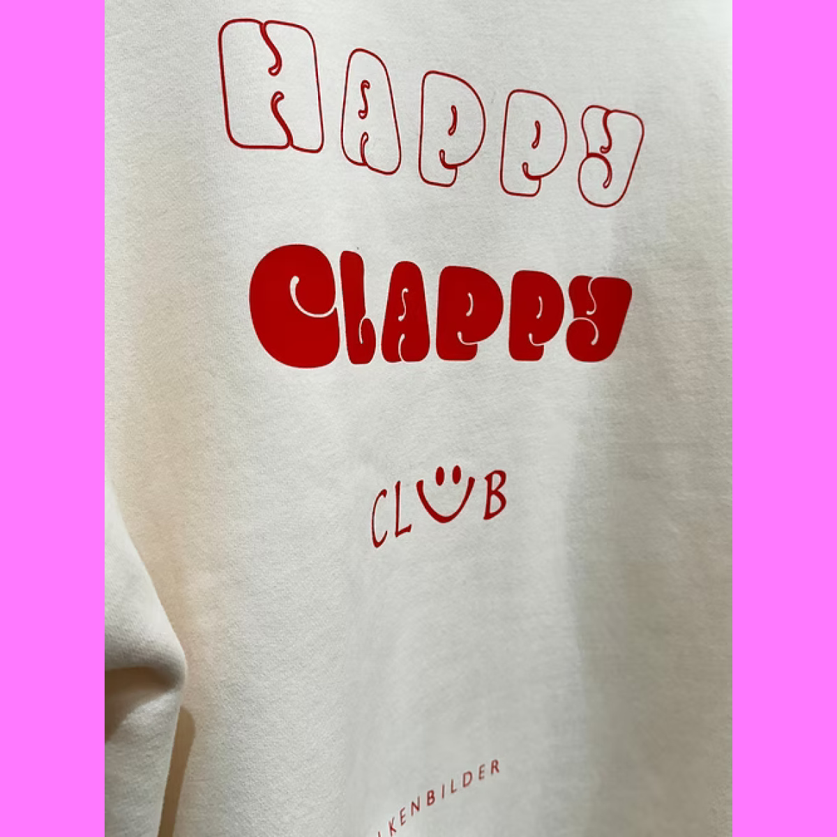 Sweater "HAPPY CLAPPY CLUB" – Bild 3