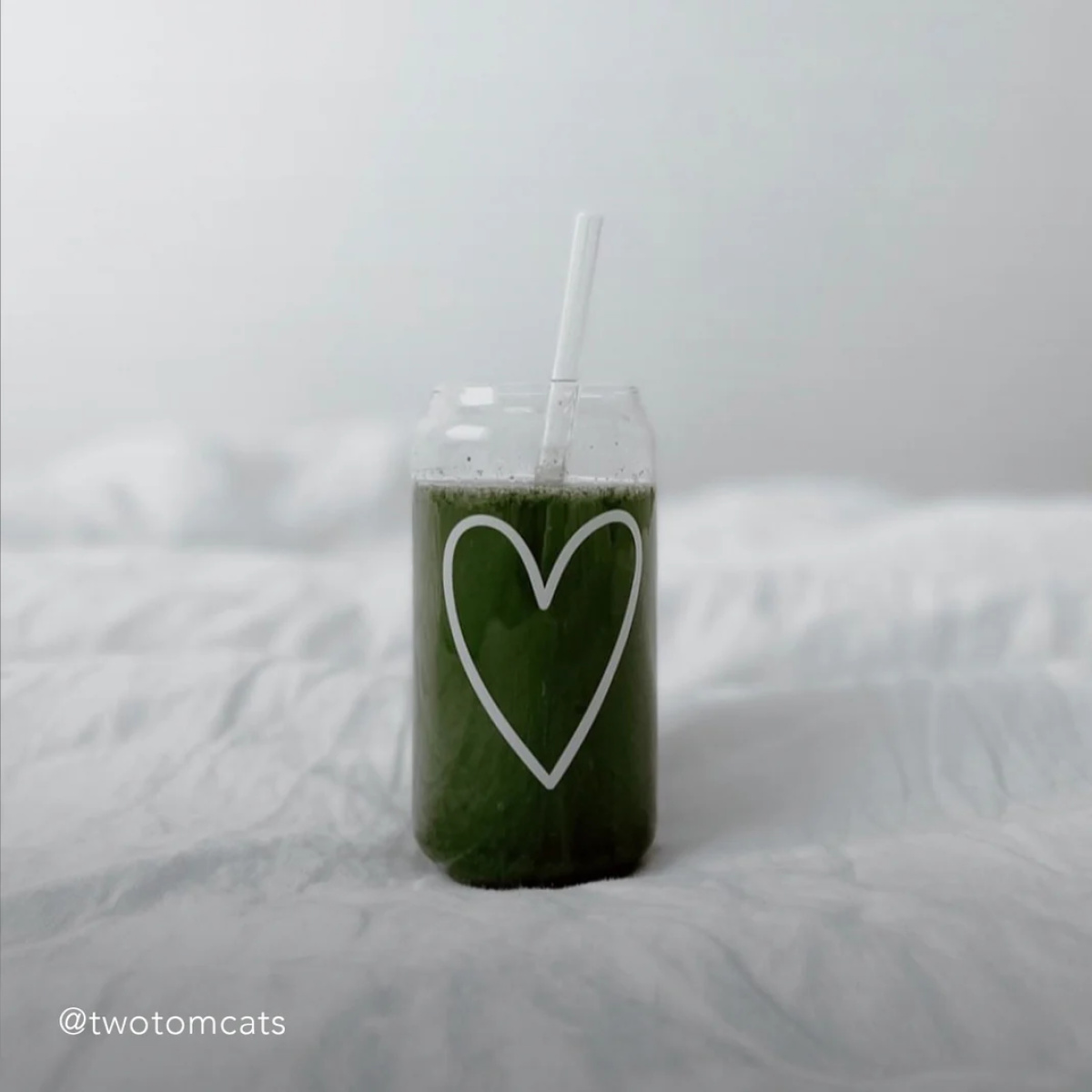 Hohes Trinkglas Herz – Bild 2