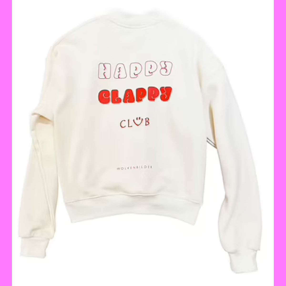 Sweater "HAPPY CLAPPY CLUB" – Bild 1