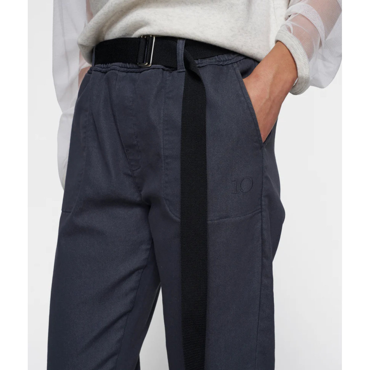 Belted Pants Jog yale blue – Bild 4
