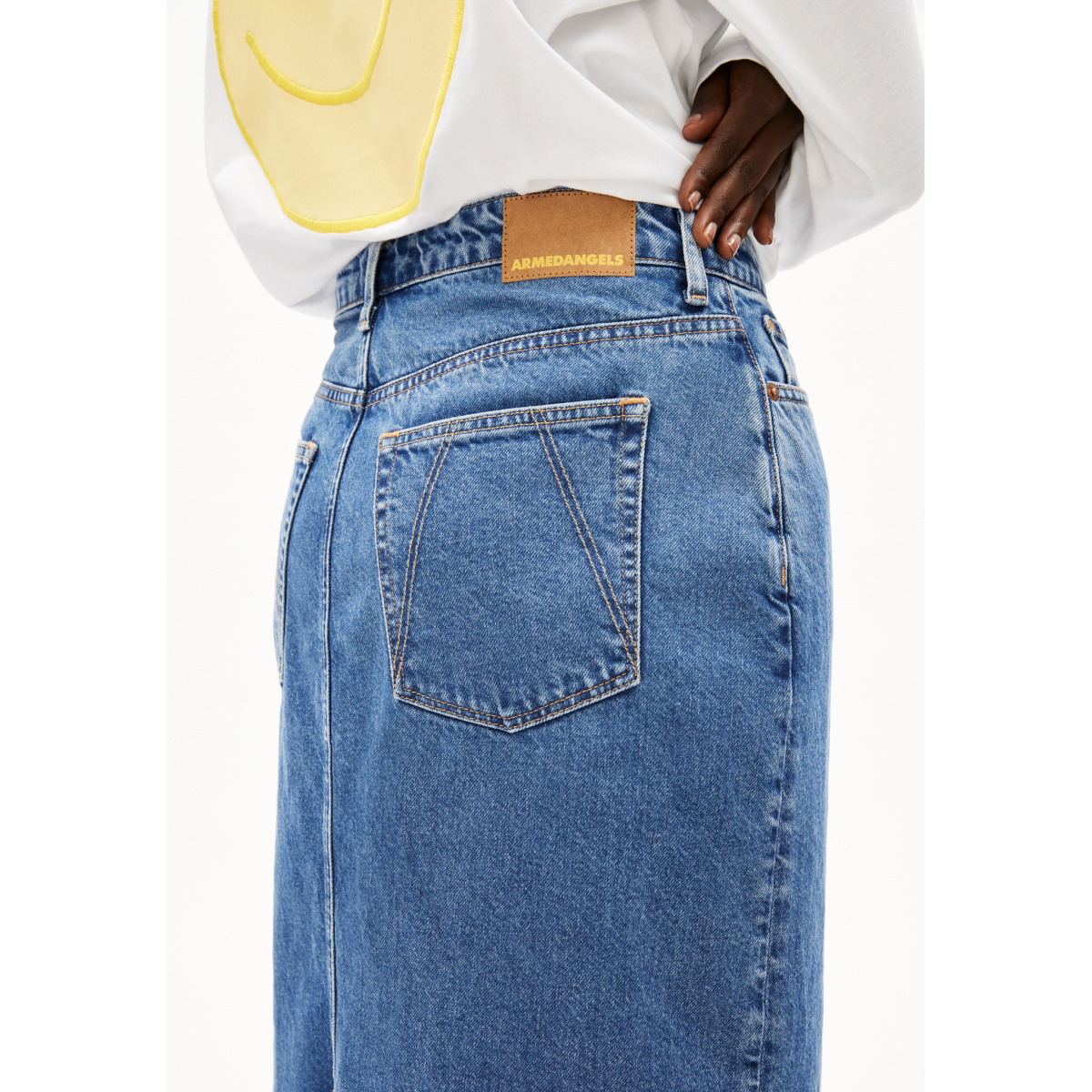 KAALYKE Jeansrock aus recycelter Baumwolle – Bild 4