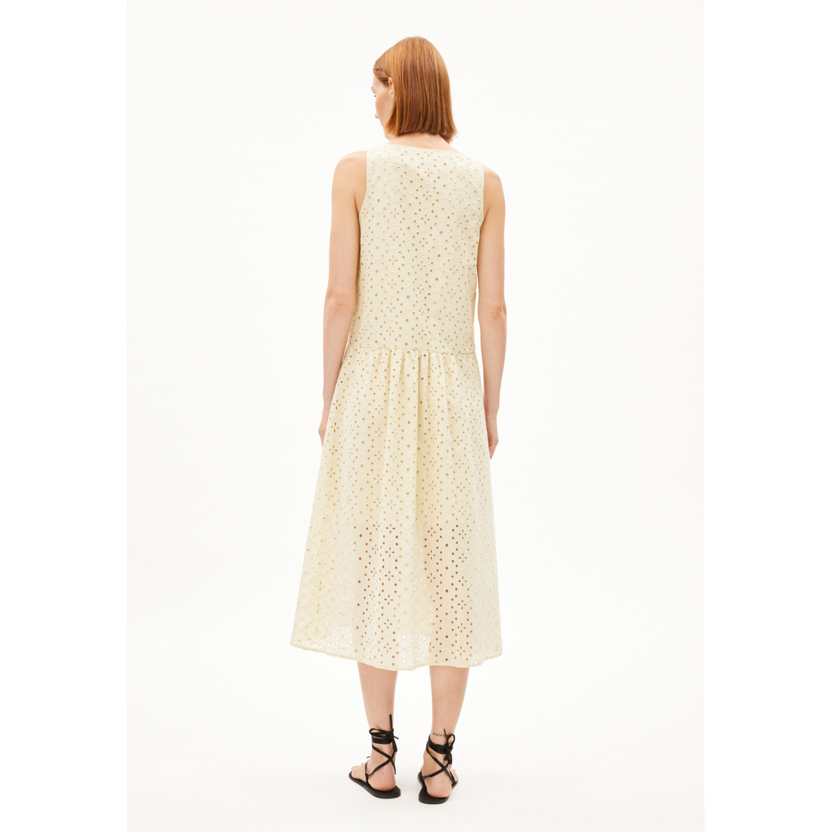 LIVALAA BROIDERY Webkleid aus Baumwoll Mix – Bild 2