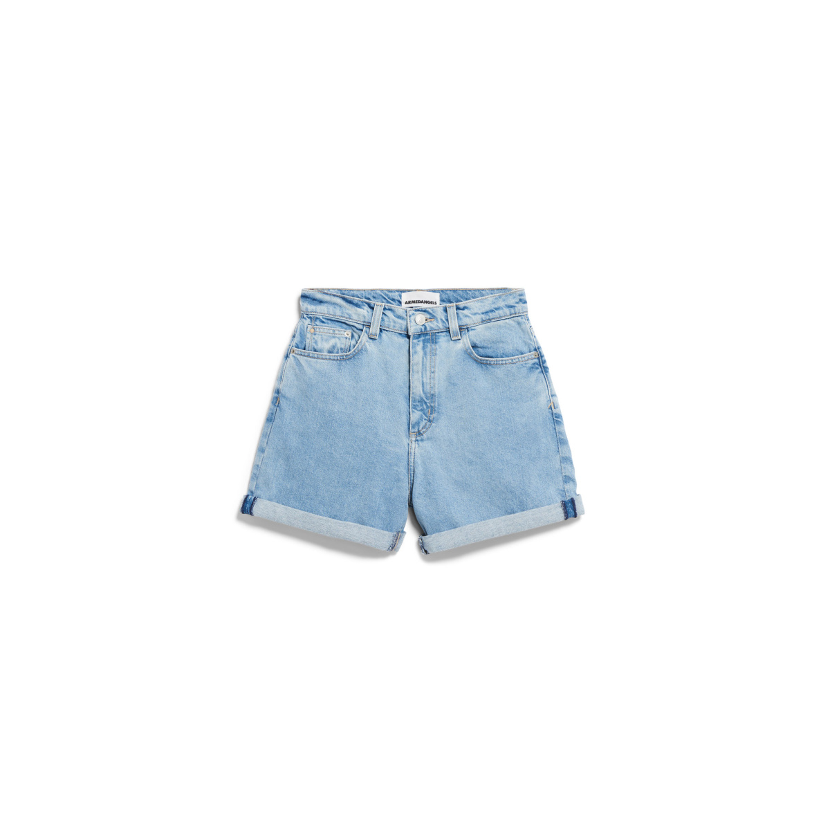 hose kurz SHEAARI Jeans Shorts aus Hanf-Mix – Bild 6