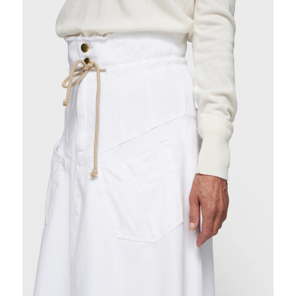 high waist skirt twill – Bild 2