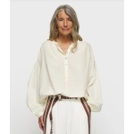 flowy blouse faded pastel yellow