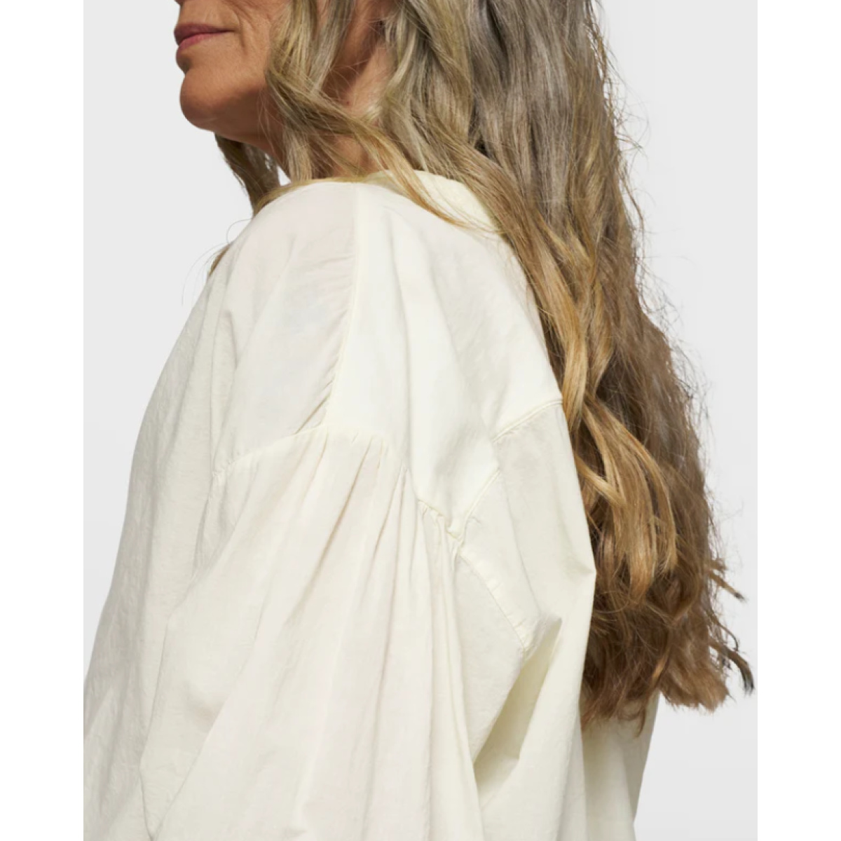 flowy blouse faded pastel yellow – Bild 5