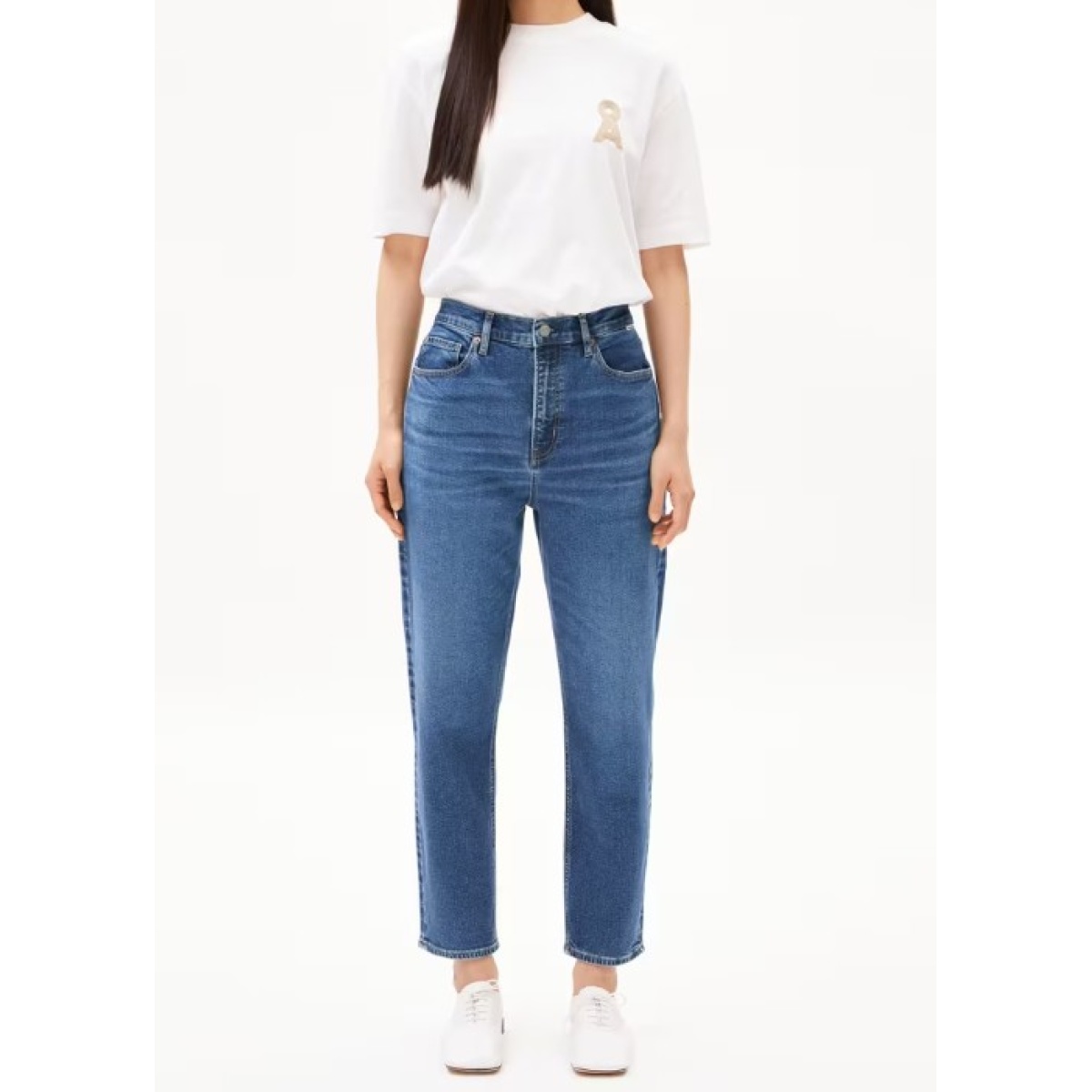 MAIRAA Mom Jeans recycelter Baumwoll Mix Comfort Stretch – Bild 4