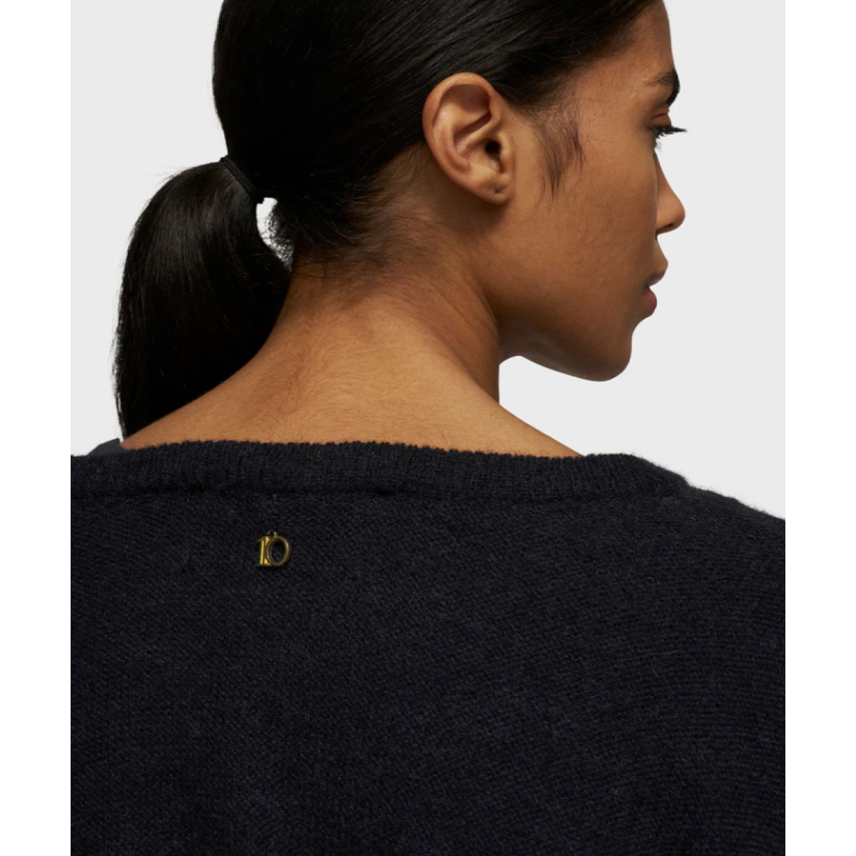 loose thin knit sweater – Bild 2