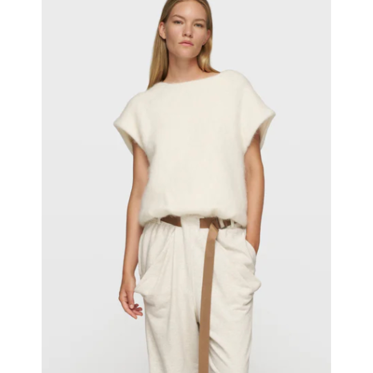 balloon hairy knit top – Bild 3