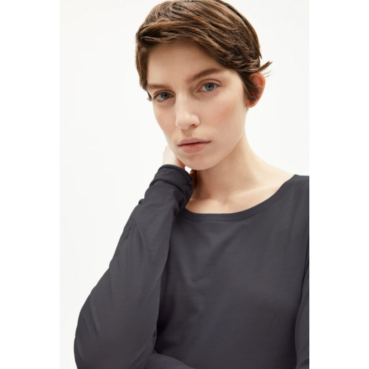 EINIAARA SOFT  Longsleeve dark steel – Bild 3