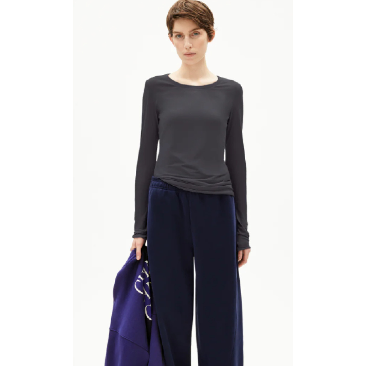 EINIAARA SOFT  Longsleeve dark steel – Bild 5