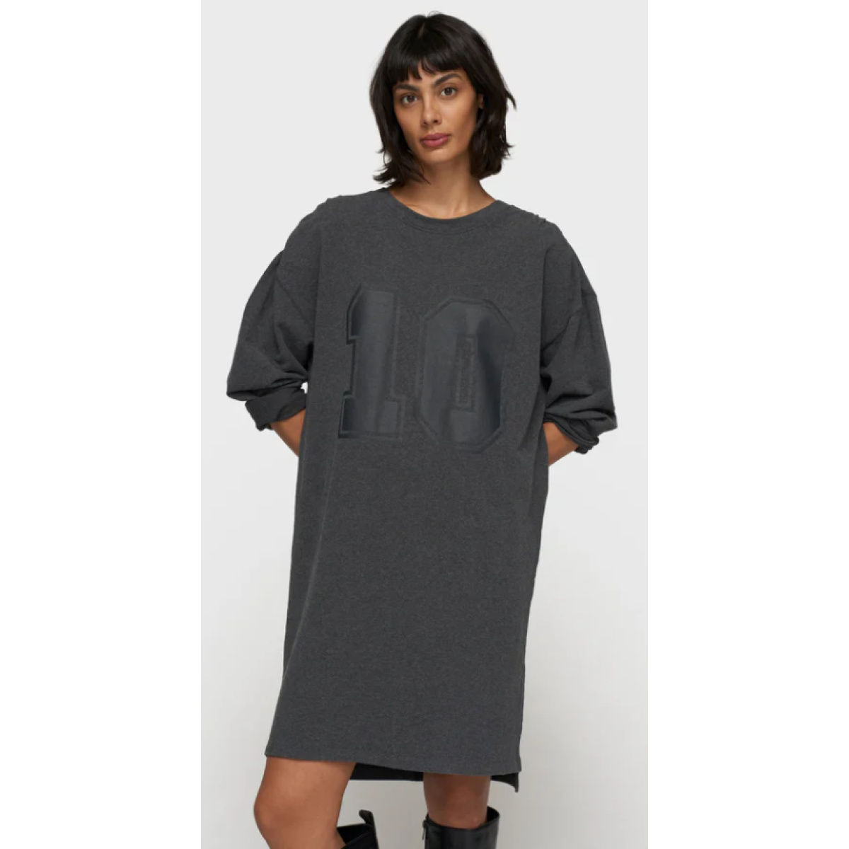 midi gathering dress – Bild 2