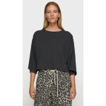 cropped gathering sweater