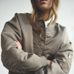 HelgaMW Kurze Bomber jacke