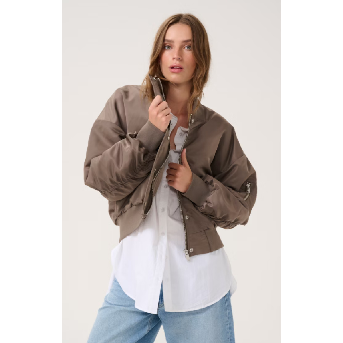 HelgaMW Kurze Bomber jacke – Bild 3
