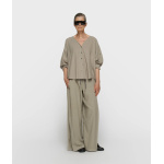 cotton linen pants slit