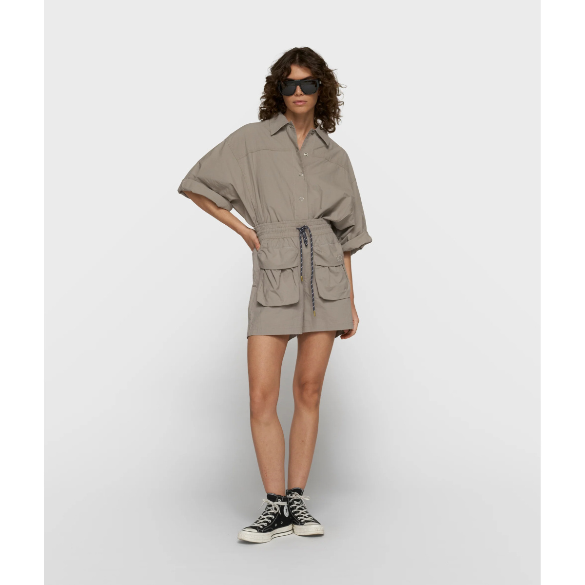 wide crinkle jacket – Bild 3