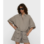 wide crinkle jacket