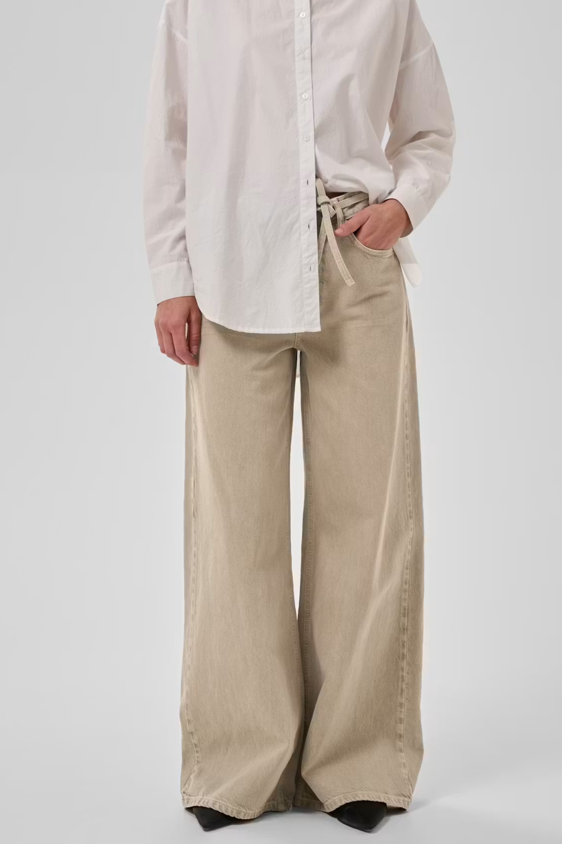 91952a52-f8ab-45ad-9a16-356fc116fc9b MW Karo Wide leg Jeans – Bild 1