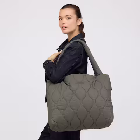 1 Norva 2in1 Shopper Quilted Khaki – Bild 1