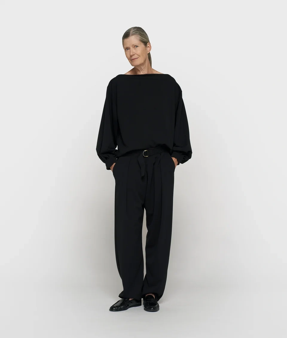 1 Belted Pants Crepe – Bild 1