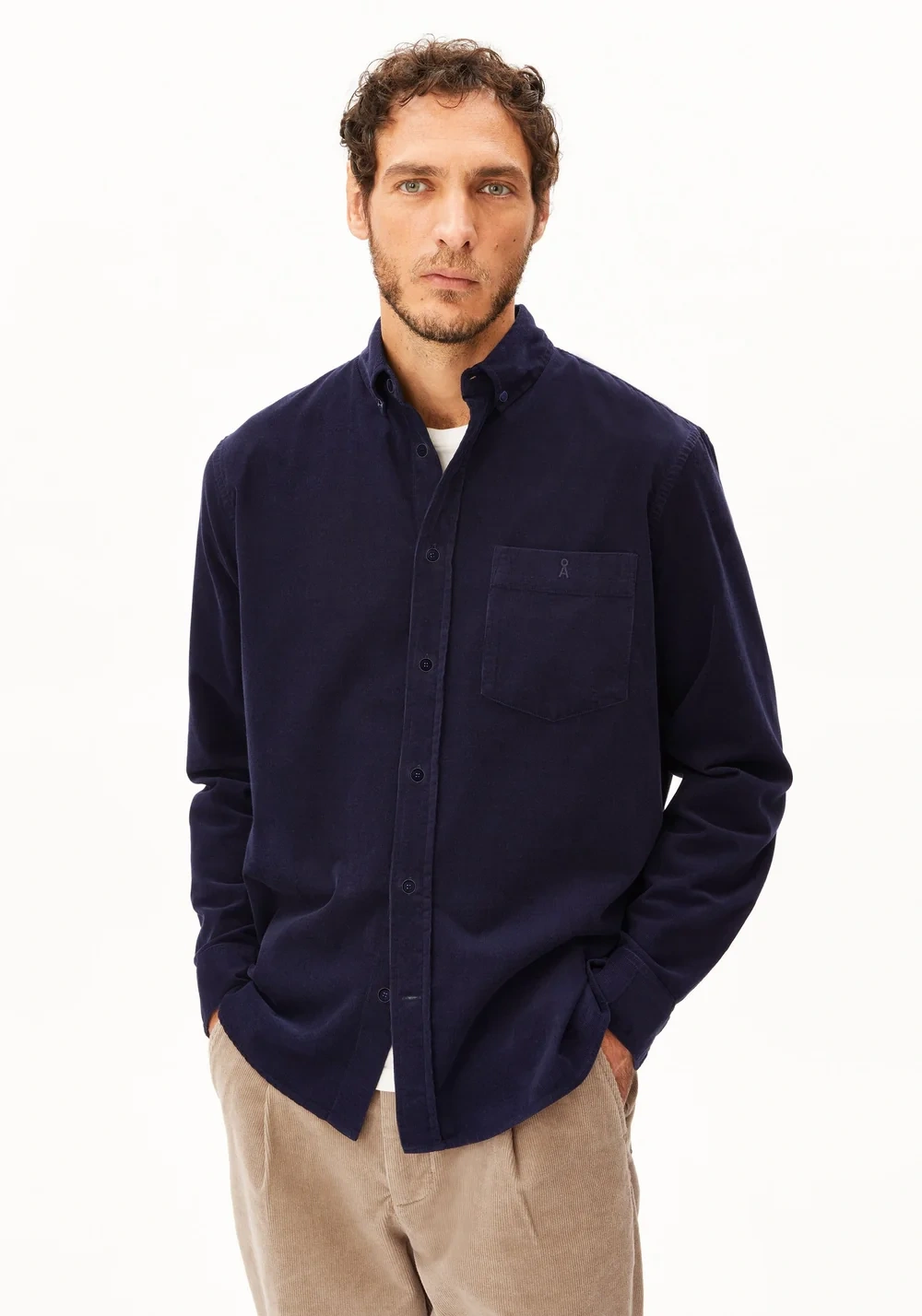 AA Longsleeve Shirt Cord-Langarmhemd – Bild 1